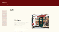Desktop Screenshot of antiquariat-wagner.de